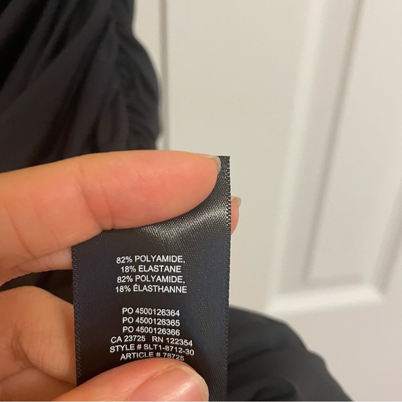 COPY - NWOT aritzia Ten by Babaton black sparkle dress, ruched mini dress (size… - Picture 9 of 9